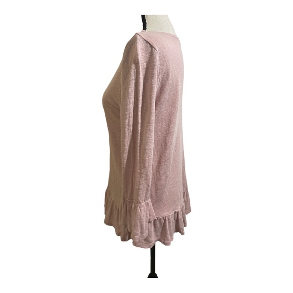 Boden womens linen tunic babydoll pink size Small blouse. Bell sleeves. Small - Picture 5 of 10